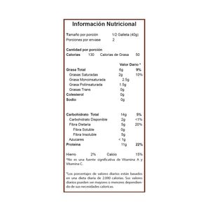 GALLETA PROTEINA ELEMENTAL COCONUT ORANGE BOLSA 80 G