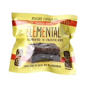 BROWNIE PROTEINA ELEMENTAL PSYCHO CHOCOLATE BOLSA 100 G