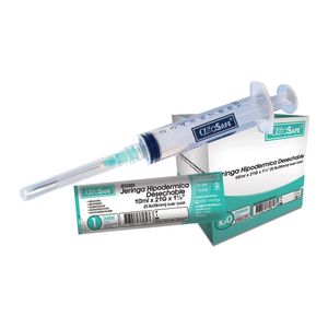 JERINGA HIPODERMICA ALFASAFE 10 ML