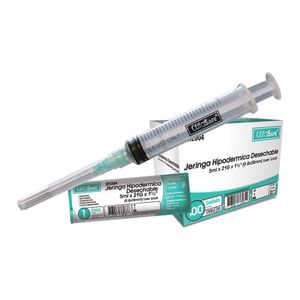 JERINGA HIPODERMICA ALFASAFE 5 ML