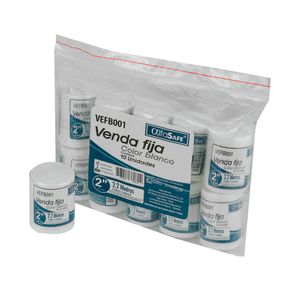 VENDA BLANCA FIJA ALFASAFE 2.2 MTS BOLSA X 1 UND