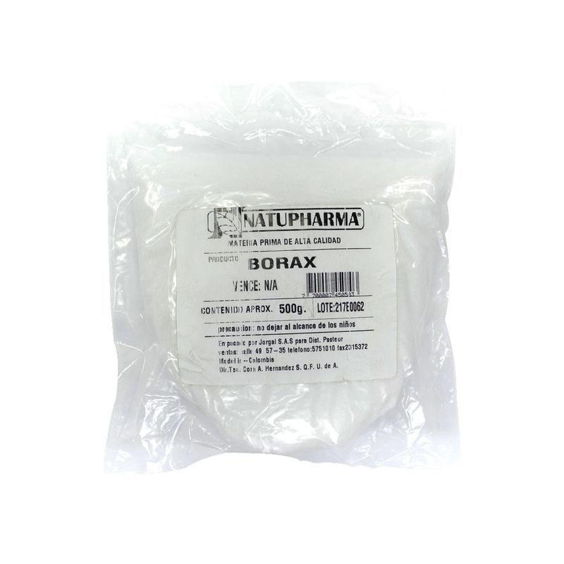 BORAX POLVO BOLSA 1 LIBRA - Farmacia Pasteur - Medicamentos y