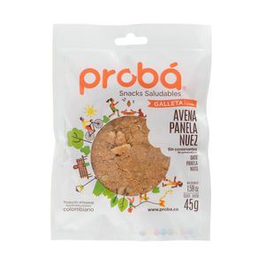 PROBA GALLETA AVENA PANELA NUEZ BOLSA 45 G