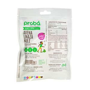 PROBA GALLETA AVENA NUEZ LINAZ BOLSA 40 G