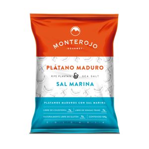 MONTE ROJO PLATANOS MADUROS SAL MARINA BOLSA 120 G