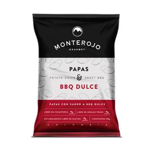 MONTE ROJO PAPAS BBQ DULCE BOLSA 100 G