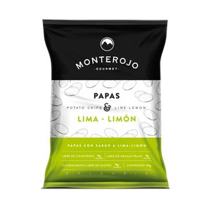 MONTE ROJO PAPAS LIMA LIMON BOLSA 100 G