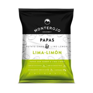 MONTE ROJO PAPAS LIMA LIMON BOLSA 25 G