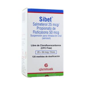 SIBET (RG) INHALADOR 25/50 MCG CAJA 120 DOSIS