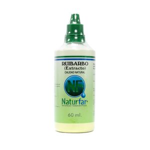 TINTURA RUIBARBO NATURFAR GOTAS FRASCO 60 ML