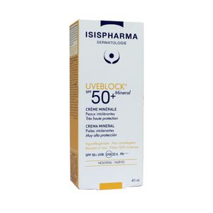 UVEBLOCK CREMA MINERAL SPF 50+ CAJA 40 ML