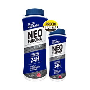 TALCO NEOFUNGINA FRASCO 100G + 40G