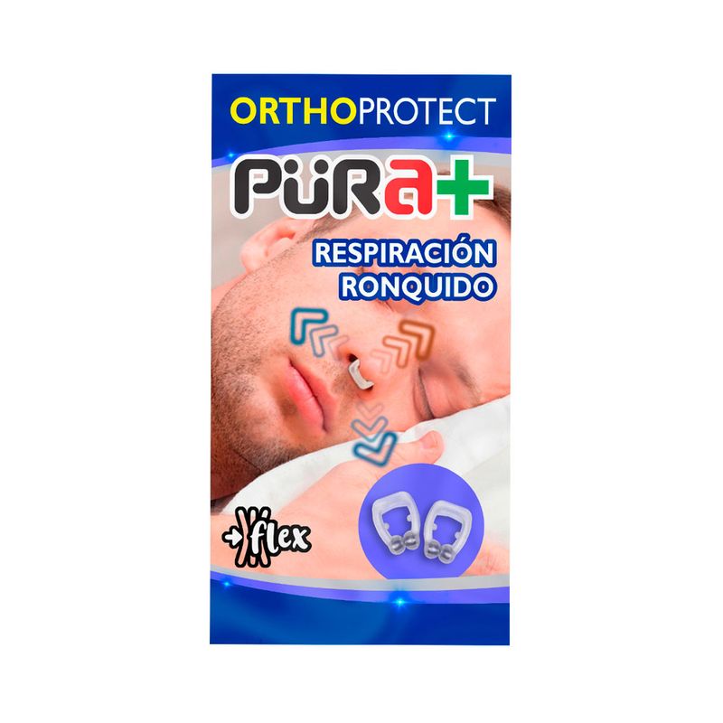 PURA+CLIC ANTIRONQUIDO NASAL BOLSA X 2 UNDS - Farmacia Pasteur -  Medicamentos y cuidado personal