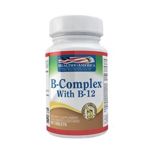B COMPLEX WITH B-12 TABLETAS FRASCO X 90 UNDS