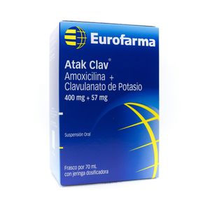 ATAK CLAV SUSPENSION 400MG/57MG CAJA 70 ML