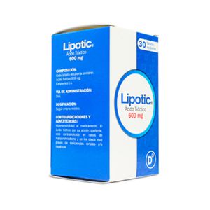 LIPOTIC TABLETAS 600 MG