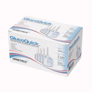 AGUJA PLUMA GLUCOQUICK 32 MM 4 G