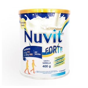 NUVIT FORTE POLVO VAINILLA LATA 400 G