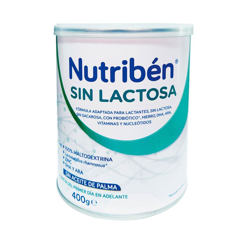 NUTRIBEN AR POLVO LATA 400 G - Farmacia Pasteur - Medicamentos y cuidado  personal