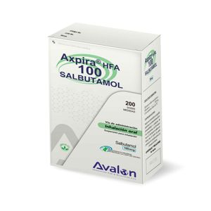 AXPIRA INHALADOR 100 MCG CAJA 200 DOSIS