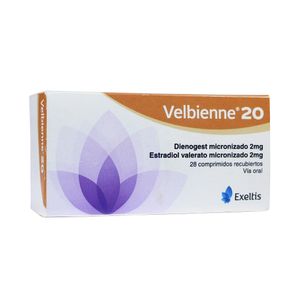 VELBIENNE 20 (RG) COMPRIMIDOS 2/2MG CAJA X 28 UNDS