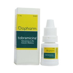 TOBRAMICINA GOTAS OFTALMICAS 0.3% FRASCO 5 ML