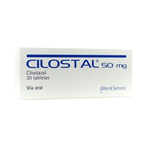 CILOSTAL (RG) TABLETAS 50 MG