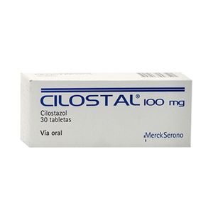 CILOSTAL (RG) TABLETAS 100 MG