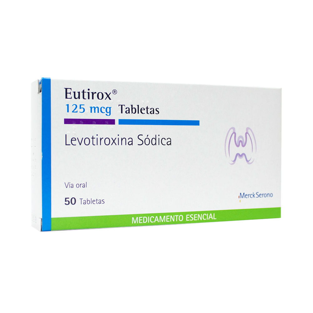 EUTIROX TABLETAS 125 MCG - Farmacia Pasteur - Medicamentos y cuidado ...