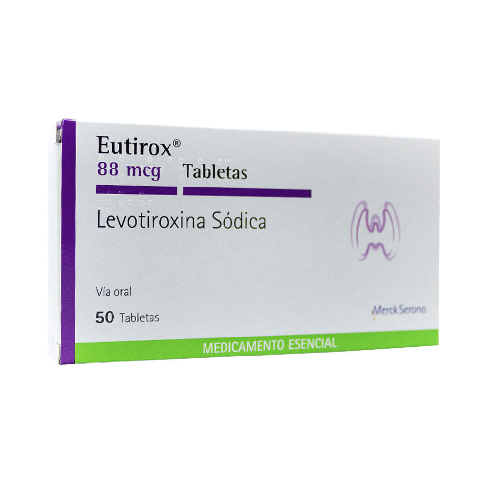 Eutirox Tabletas 88 Mcg - Farmacia Pasteur - Medicamentos Y Cuidado 