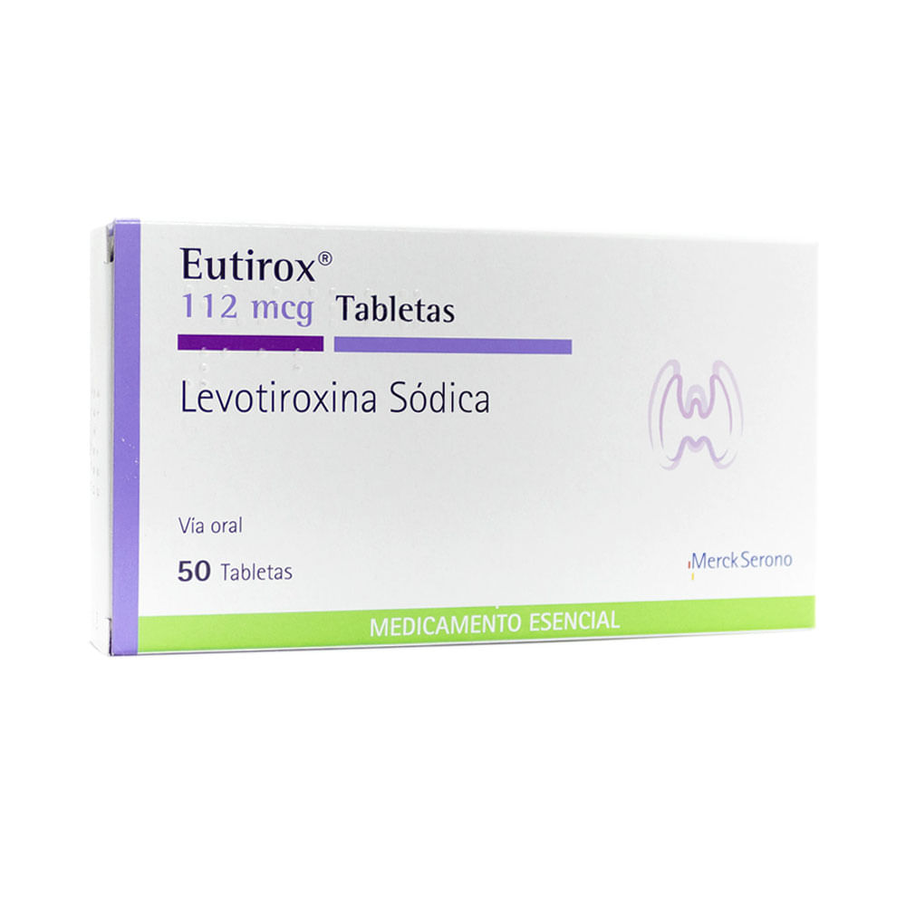 Eutirox Tabletas 112 Mcg Farmacia Pasteur Medicamentos Y Cuidado