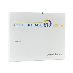 GLUCOPHAGE XR TABLETAS 500 MG