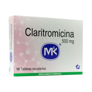 CLARITROMICINA MK TABLETAS 500 MG