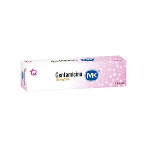 GENTAMICINA MK AMPOLLA 160 MG CAJA 2 ML