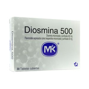 DIOSMINA MK(RG) TABLETAS 500 MG