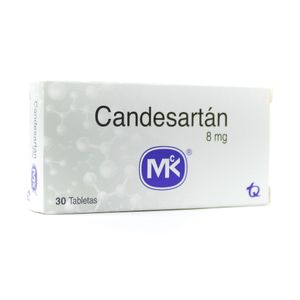CANDESARTAN MK(RG) TABLETAS 8 MG