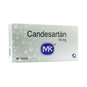 CANDESARTAN MK(RG) TABLETAS 16 MG