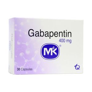 GABAPENTIN MK(RG) CAPSULAS 400 MG