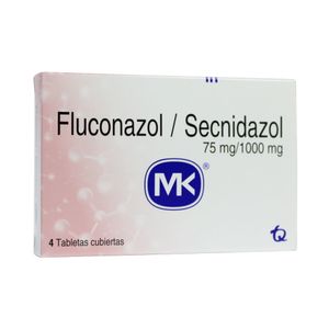 FLUCONAZOL + SECNIDAZOL MK TABLETAS 75MG/1G