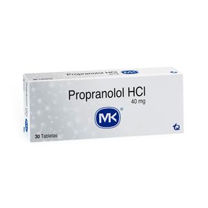 PROPRANOLOL MK TABLETAS 40 MG