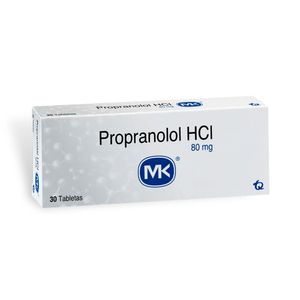 PROPRANOLOL MK TABLETAS 80 MG
