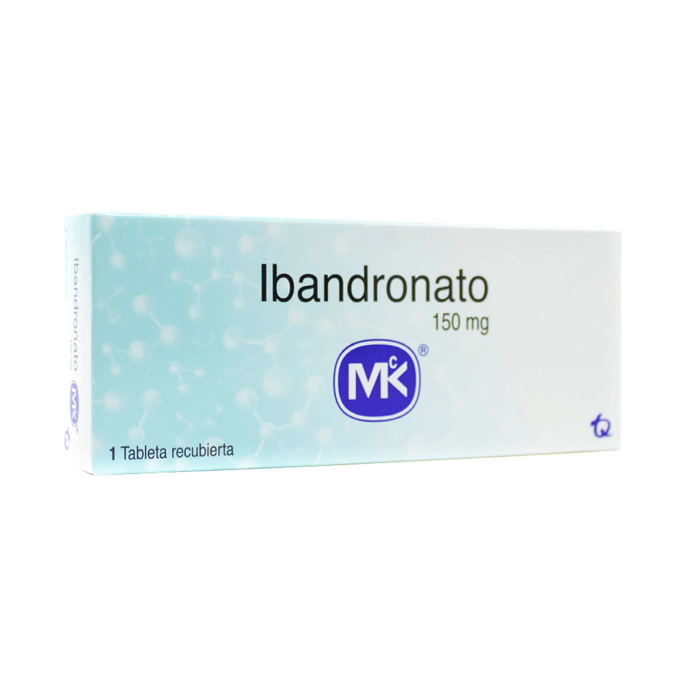 IBANDRONATO MK TABLETA 150 MG CAJA X 1 UND - Farmacia Pasteur ...