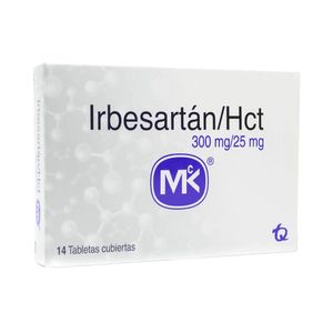 IRBESARTAN/HCT MK (RG) TABLETAS 300/25 MG