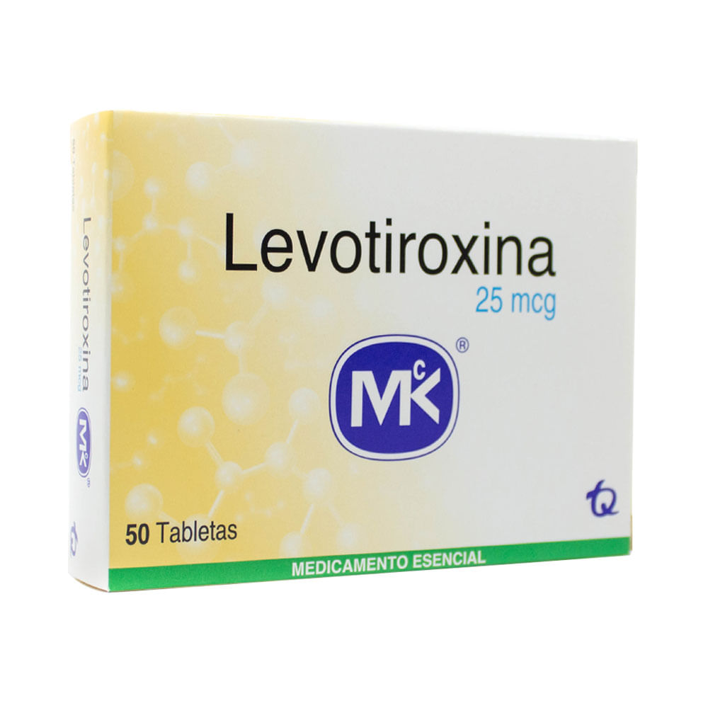 LEVOTIROXINA MK TABLETAS 25 MCG