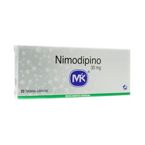 NIMODIPINO MK TABLETAS 30 MG