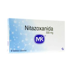 NITAZOXANIDA MK TABLETAS 500 MG