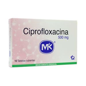 CIPROFLOXACINA MK TABLETAS 500 MG CAJA X 10 UNDS