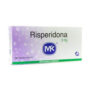 RISPERIDONA MK (RG) TABLETAS 3 MG