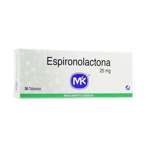 ESPIRONOLACTONA MK TABLETAS 25 MG