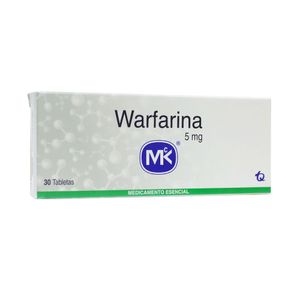 WARFARINA MK TABLETAS 5 MG